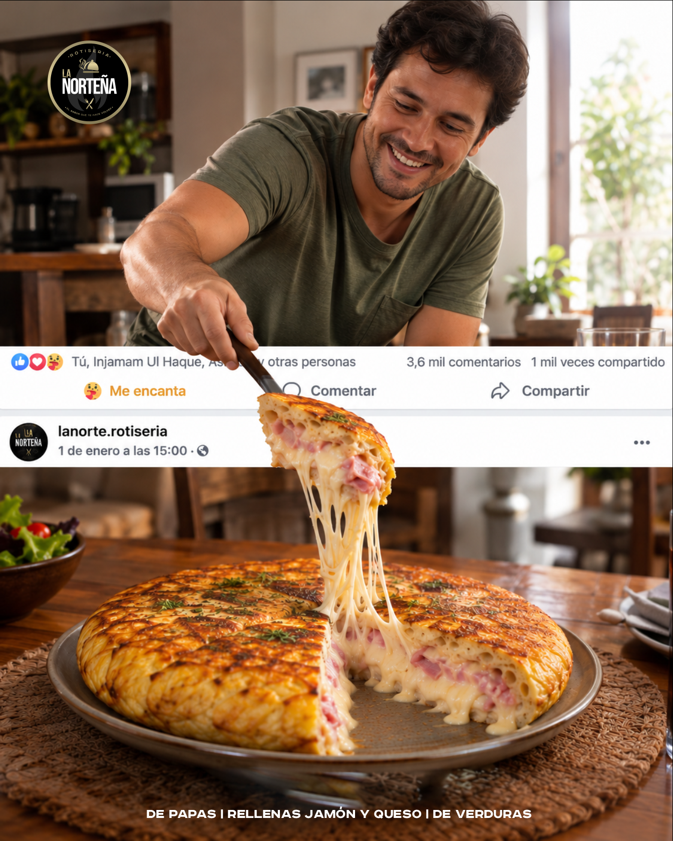 Contenido para redes sociales — gastronomía